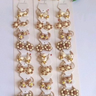 کش موی عروسکی و گل وارداتی