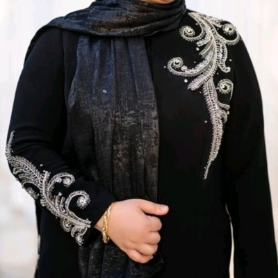 مانتو مجلسی کرپ مدل جواهردوزی