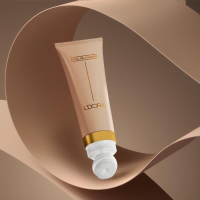 ژل شستشوی صورت حاوی عصاره ویتیس وینیفرا ماساژوردار لدورا کر 100 میلی