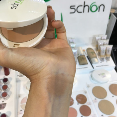 پنکک پودری شون تناژ رنگی برنز سری perisues شون شماره p06