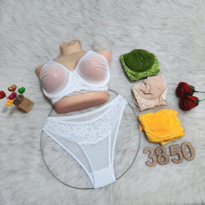 ست شورت و سوتین پرسی کمر دانتل کد 3850-146428