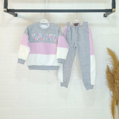 ست بلوز و شلوار دخترانه پرچمی