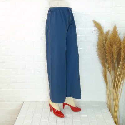 شلوار بگ زنانه الیاف طبیعی فری سایز