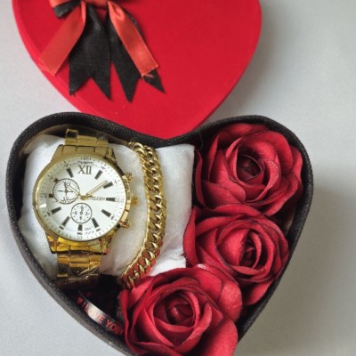 باکس هدیه مردانه ( ساعت و دستبند)