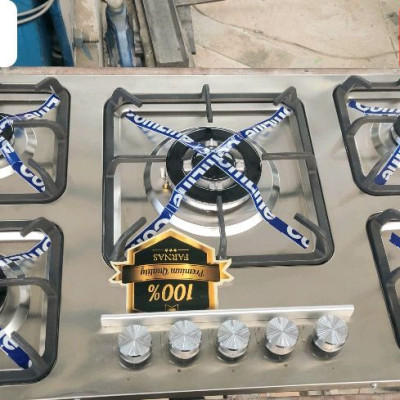 اجاق گاز رومیزی صفحه استیل توکار ترموکوبل دار مدل lefra