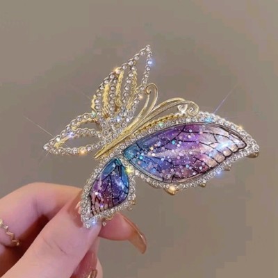 کلیپس پروانه نگینی،پروانه رویایی،رزین کاری شده