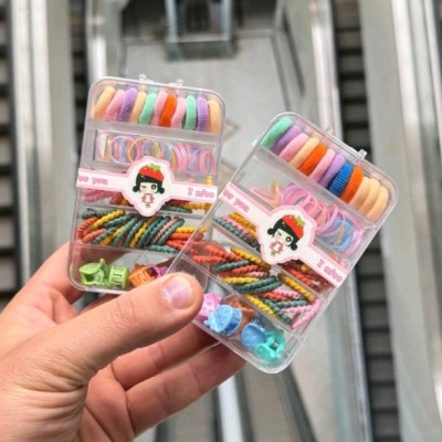 پک اقتصادی کش مو و کلیپس،در دو رنگ شاد و نود