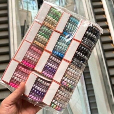 کش مو سیم تلفنی طرحدار،بسته 6عددی-155306