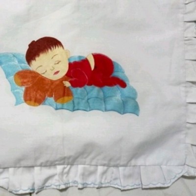 روبالشی نوزاد و کودک طرح نینی و تدی