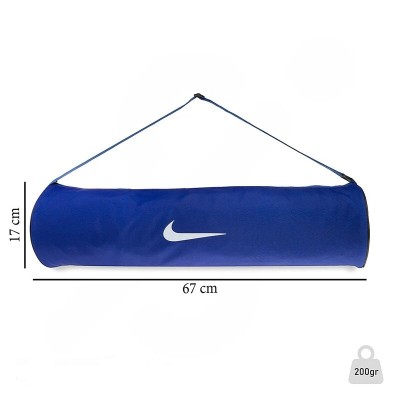 ساک ورزشی حمل زیرانداز بدن سازی مت یوگا طرح نایک MDM ( آبی )
