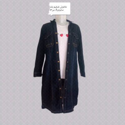 مانتو اسپرت زنانه جین مدل مانتو زنانه سایز بزرگ