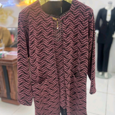 تونیک زنانه لمه سایز بزرگ دوپی اس چسبیده