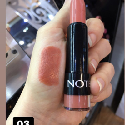 رژ لب جامد روغنی نوت تناژ رنگ کاراملی سری Rich Color شماره 03