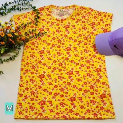 تیشرت وارداتی زنانه و دخترانه پنبه خالص چاپی