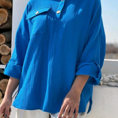 شومیز دبل فیس یا موسلین