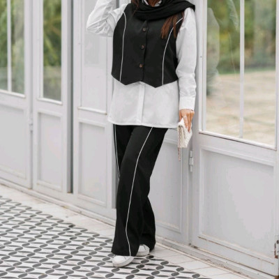 ست شومیز شلوار وست پرشیا مدل مهدیس-140609