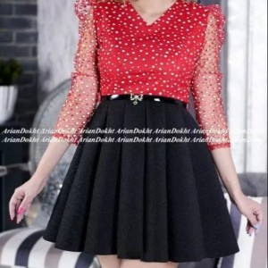 پیراهن مهمانی زنانه تور مدل پیراهن مجلسی