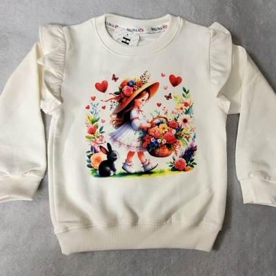 بلوز تک دخترانه سایز 55