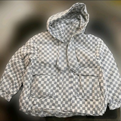 کاپشن چهارخونه وارداتی برند New trend