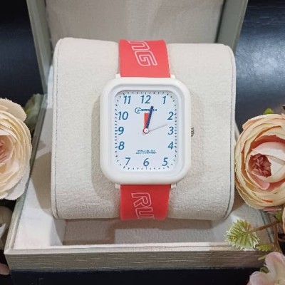 ساعت مچی برند مینگ روی مدل MR2318LAQ قرمز زنگ قلوه ای