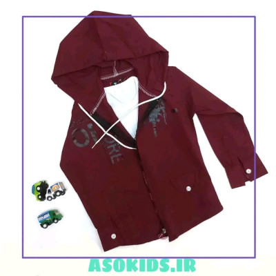 هودی با تیشرت پسرانه کتان ظریف