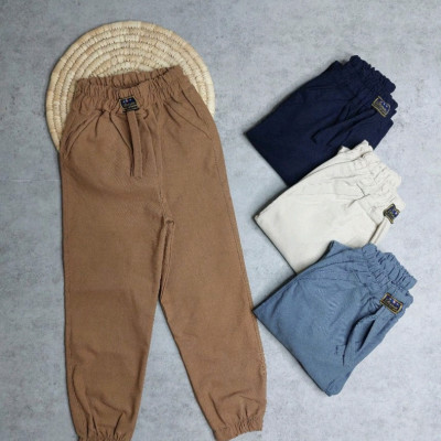 شلوار کتان کش اسپرت