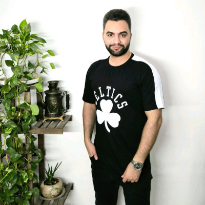 تیشرت مشکی Celtics نخ پنبه چهار سایز