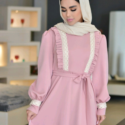 پیراهن ماکسی جنس کرب باربی درجه یک از سایز 38تا48