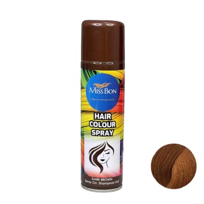 اسپری رنگ مو موقت شکلاتی کد 165