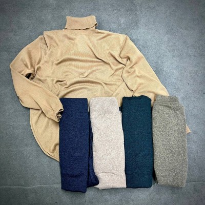 بافت مردانه یقه اسکی فری سایز