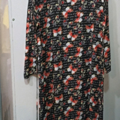 مانتو شومیز پیراهن بلند نخی زنانه