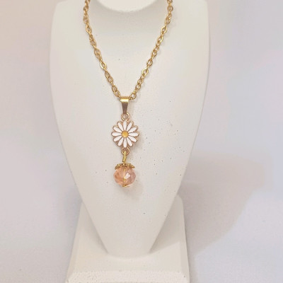 گردنبند زنانه و دخترانه گل بابونه-151796