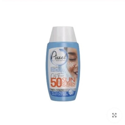 کرم ضد آفتاب بی رنگ مناسب پوست جوشدار و چرب پیکسل