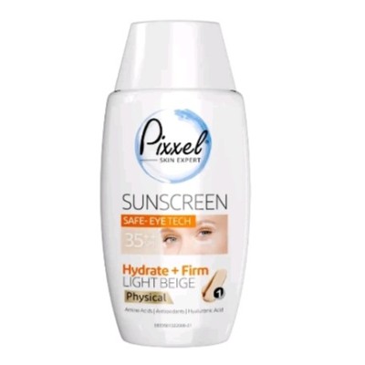 کرم ضد آفتاب دور چشم و صورت فیزیکال رنگ بژ روشن پیکسل(موجودی بگیرید )