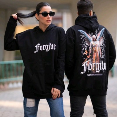 هودی پشت چاپ مردانه ارسال رایگان