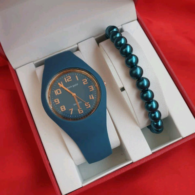 ساعت دخترانه ژاپن گلد پاستیلی آبی Japon gold-152167