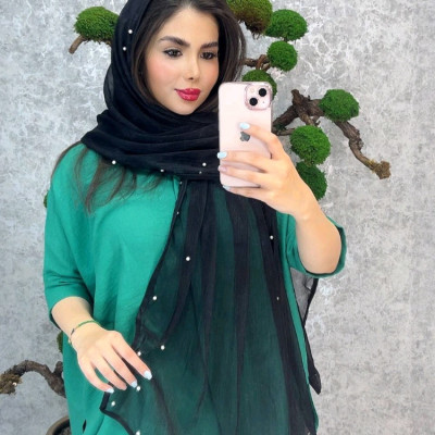 شال حریر مرواریدی