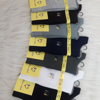 جوراب ساقدار مردانه اعلا طرح فندی 3 جفت-151141