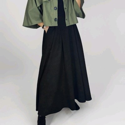 دامن زنانه جنس مخمل کبریتی