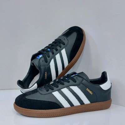 کتانی آدیداس سامبا مشکی با کیفیت مشابه طرح اصلی Adidas Samba