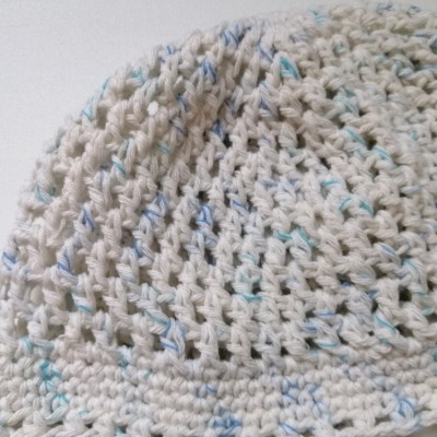 کلاه یا توربان دستبافت مدل لئونی کوتاه و یدون لبه