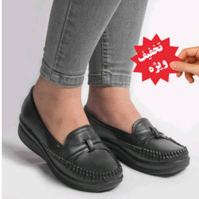 کفش زنانه طبی زنانه دکتر عبدی کفی طبی مناسب خارپاشنه رویه چرم زیره pu