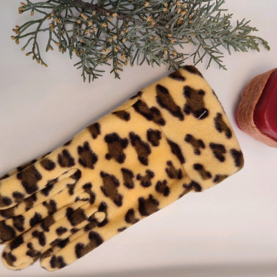 دستکش زمستانه پلنگی