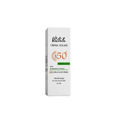 کرم ضد آفتاب بی رنگ ویتابلا spf50 حجم 40 میلی لیتر