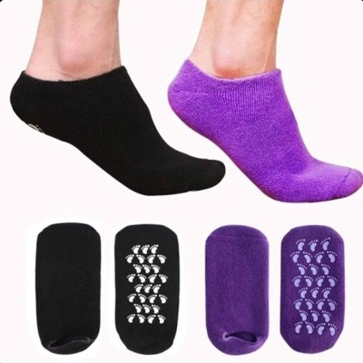 جوراب سیلیکونی مراقبت و ضد ترک پا (رنگ رندوم)