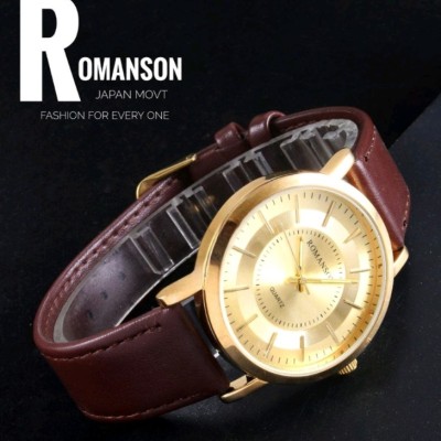 Romanson  ساعت رومانسون بند چرم برای آقایان